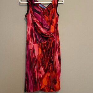 Simply Vera Vera Wang, XS, Faux Wrap, Midi Silky Soft Dress